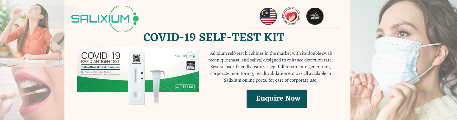 Salixium Covid-19 Self Test Kit