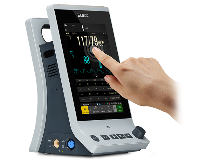 Edan M3 Vital Signs Monitor 5.7 Full Color TFT Screen w/ NIBP, SpO2 & Oral Temp